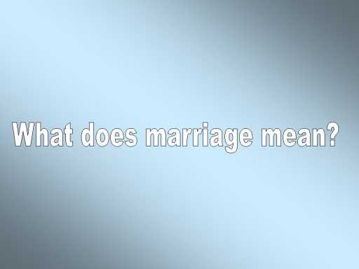 Joy of Marriage