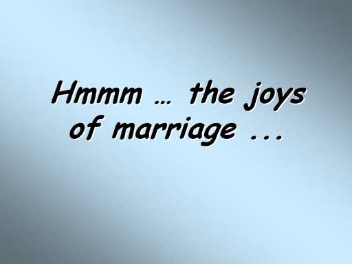 Joy of Marriage